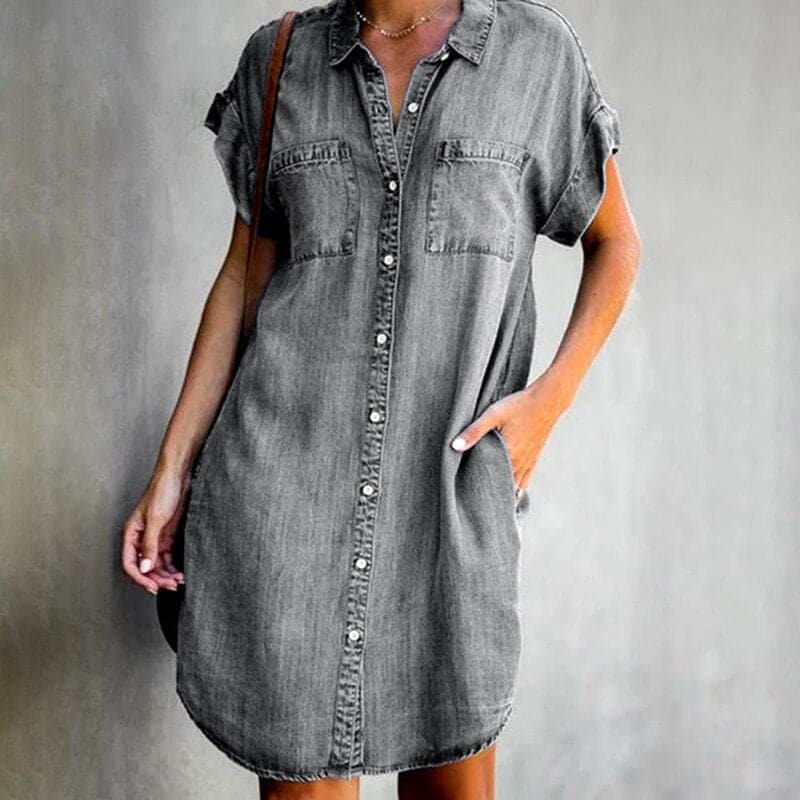 Brooke Ramsey | Denim Shirt Dress For Women