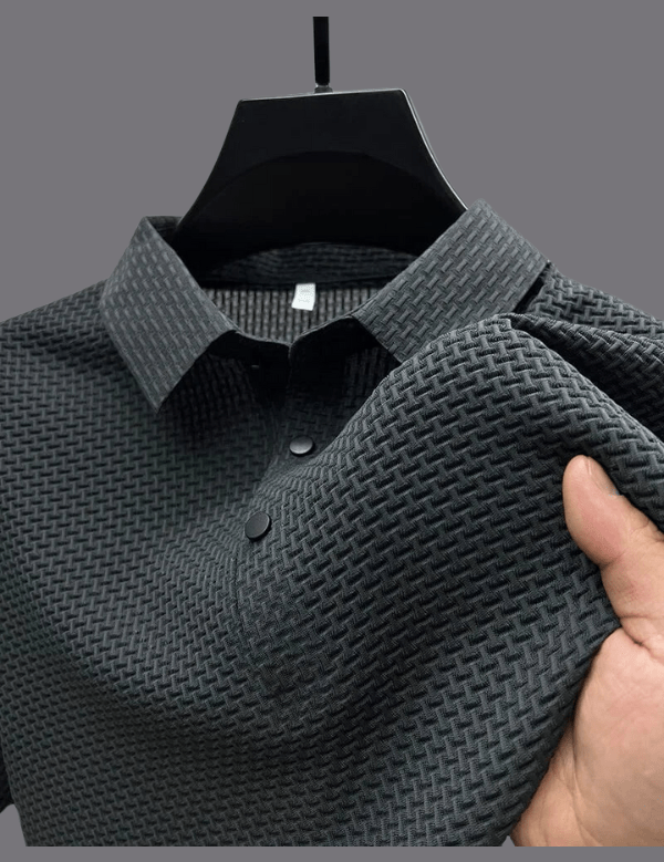 Thierry Dubois | Textured Knit Polo Shirt