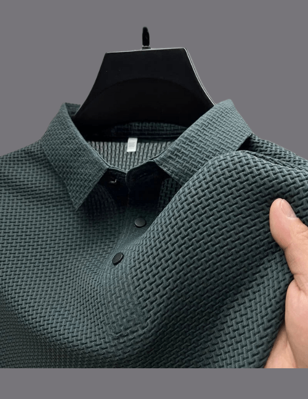 Thierry Dubois | Textured Knit Polo Shirt