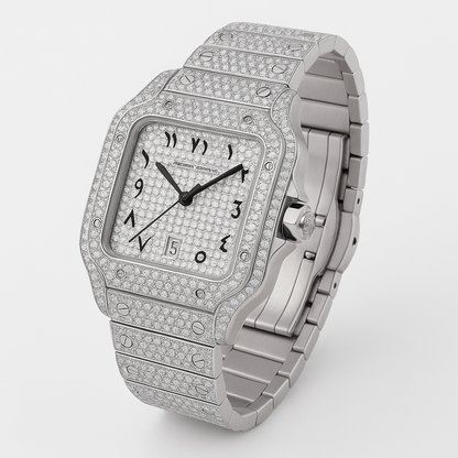 Iced Out Maison Cavarelli Japanese Dial Watch