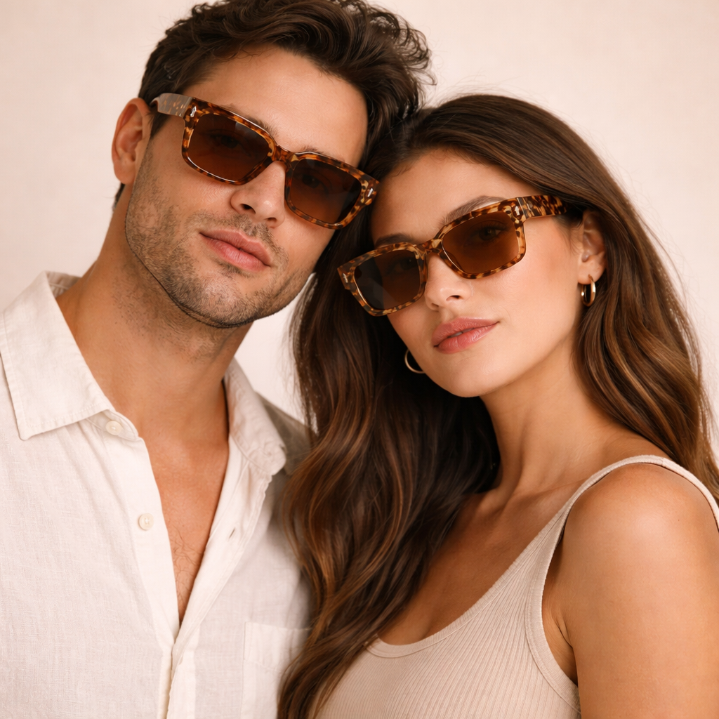 Maison Tortéra | Retro Square UV400 Sunglasses (Unisex)