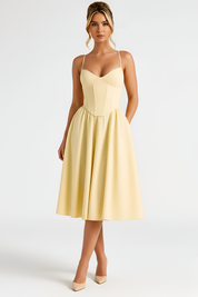 Isabelle Marceau | Elegant Midi Wedding Dress for Women