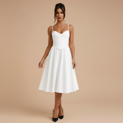 Isabelle Marceau | Elegant Midi Wedding Dress for Women