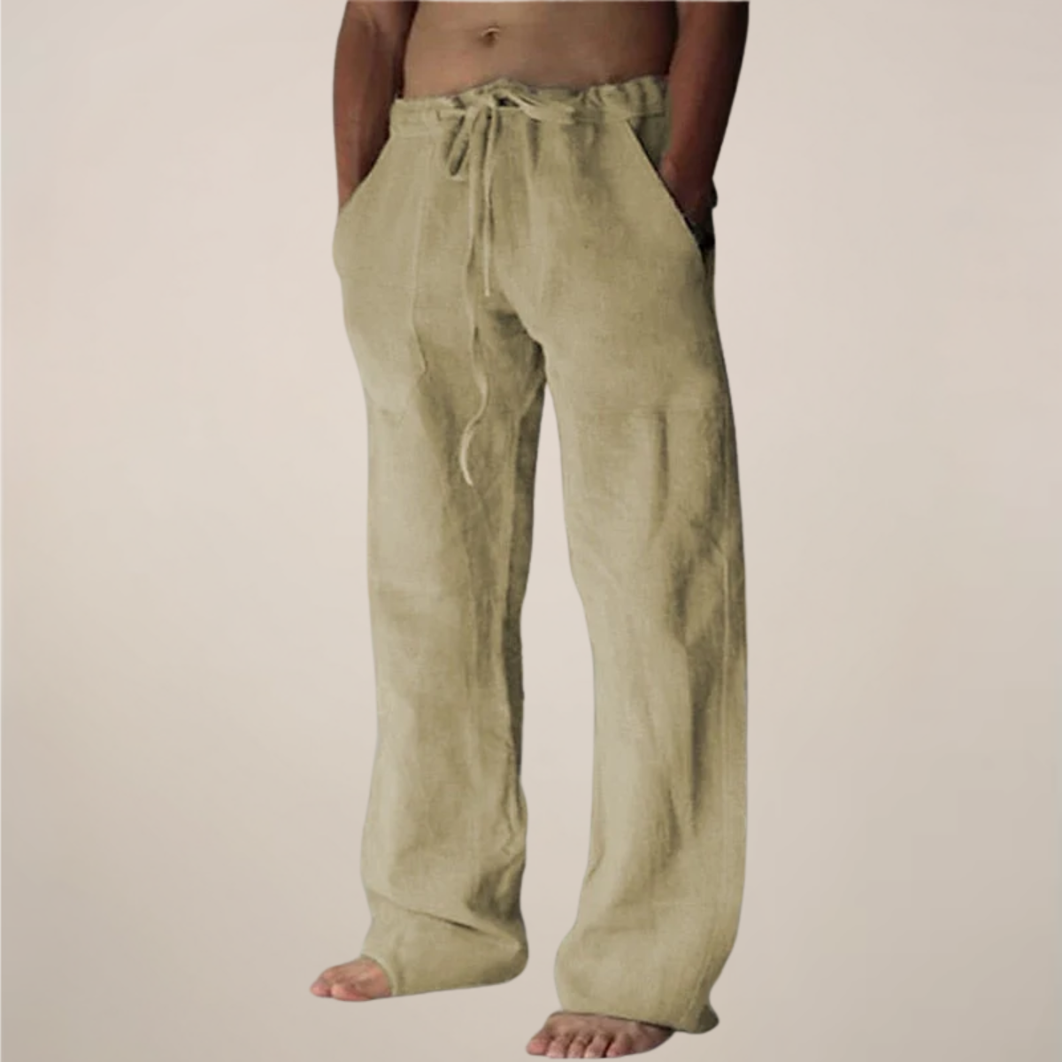 Marco Bellini | Capri Linen Relaxed Trousers Luxe