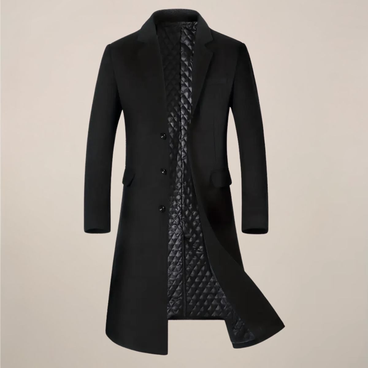 Louis Harrington | Tailored Wool Overcoat For Men