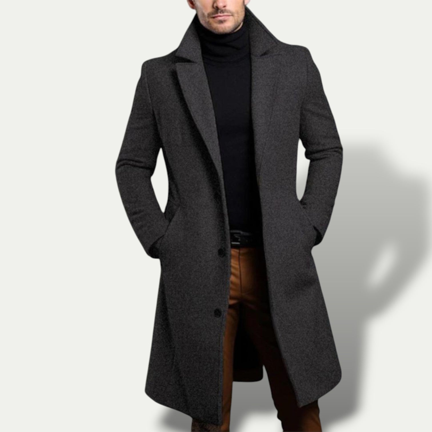 Charles Beaumont | Tailored Wool Overcoat For Men