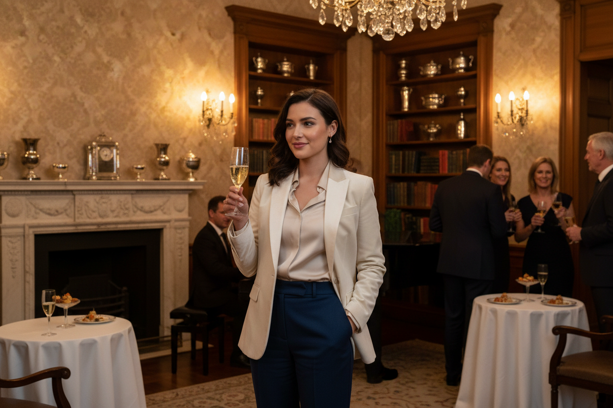 a-posh-lady-between-20-30-years-old-wearing-a-blazer-and-toasting-on-a-party-in-a-british-party-area-beige-deep-wood-environment.png