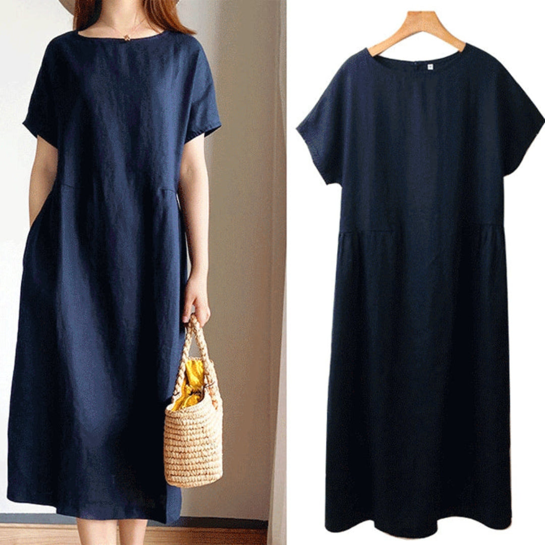 Kayleigh Franklin | Linen Midi Dress For Women
