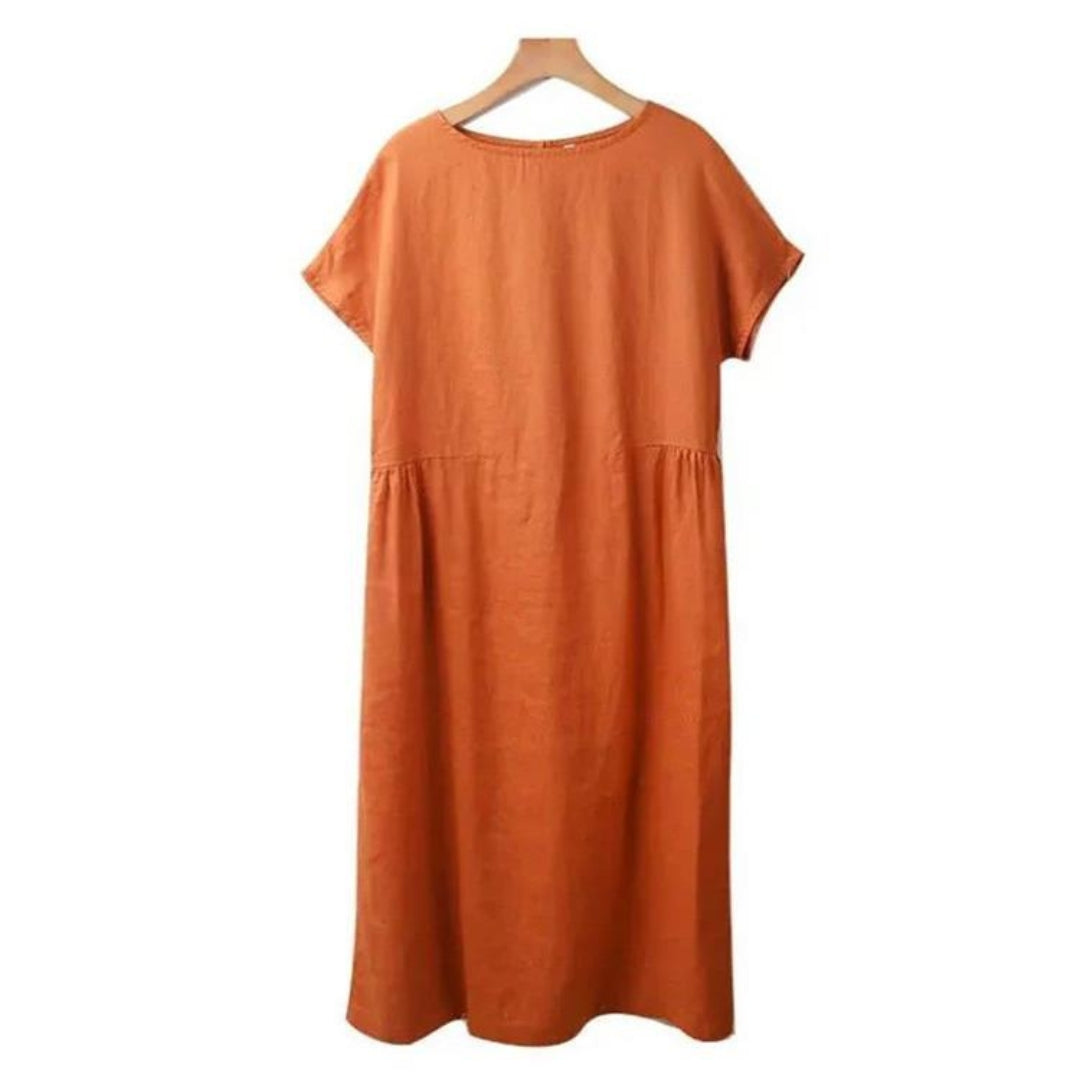 Kayleigh Franklin | Linen Midi Dress For Women