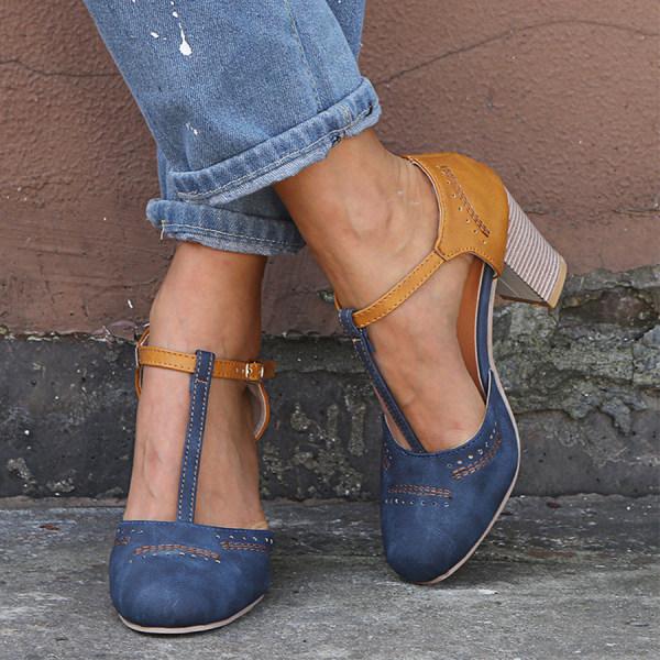 Hannah Hodge | Vintage T-Strap Heels For Women