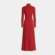 Victoria Ashford | Elegant Pleated Midi Dress For Women