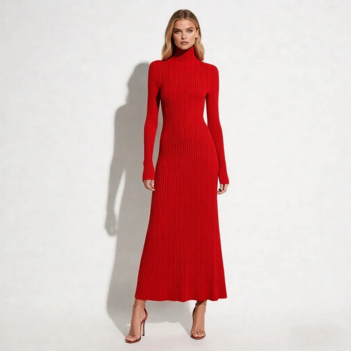 Victoria Ashford | Elegant Pleated Midi Dress For Women