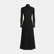 Victoria Ashford | Elegant Pleated Midi Dress For Women