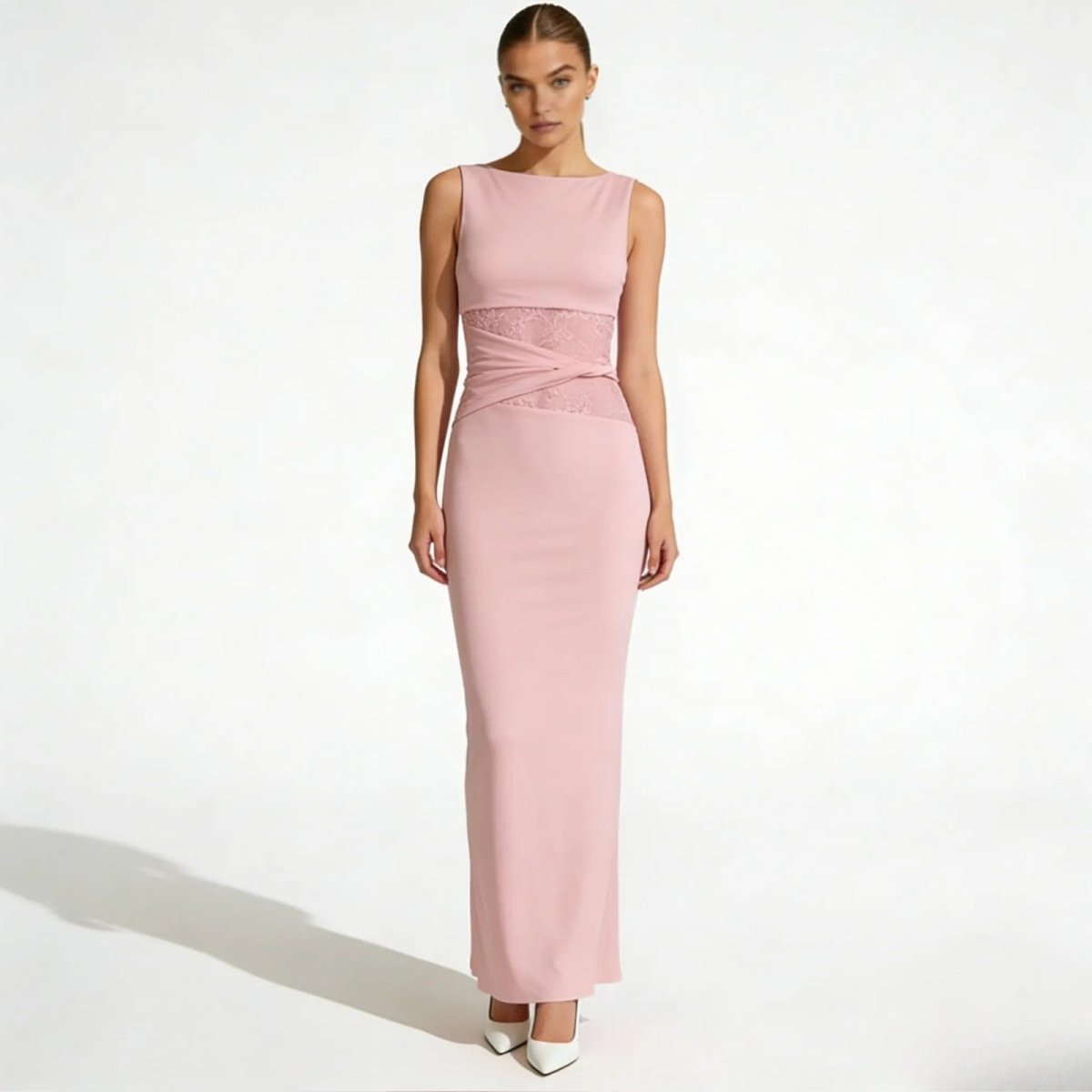 Clara Wexford | Elegant Midi Wedding Dress For Women