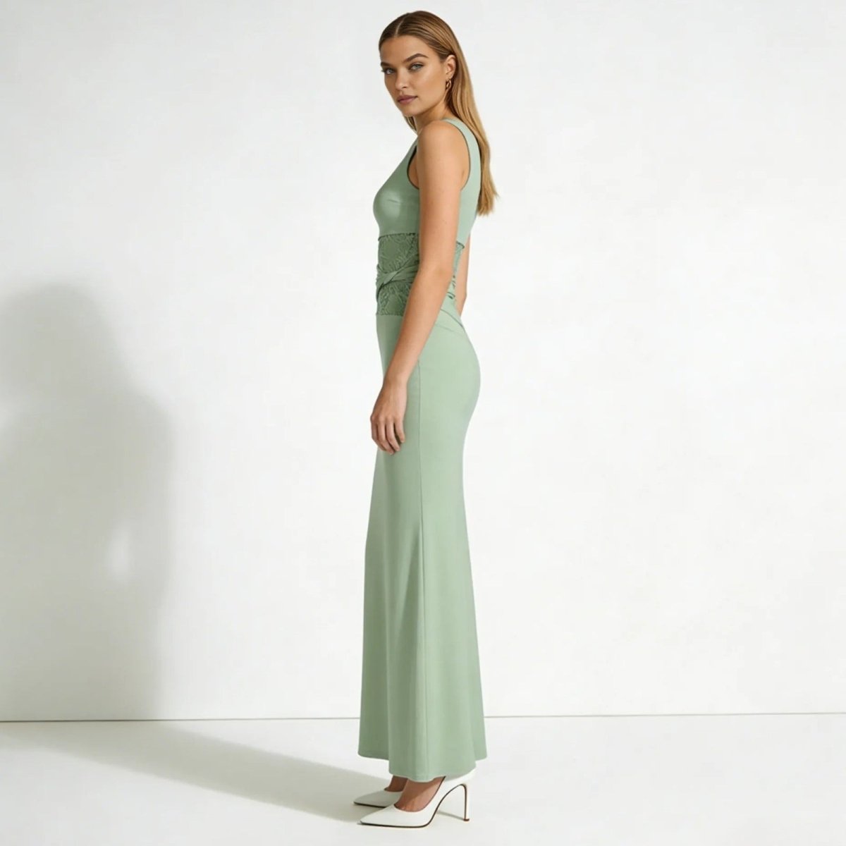 Clara Wexford | Elegant Midi Wedding Dress For Women