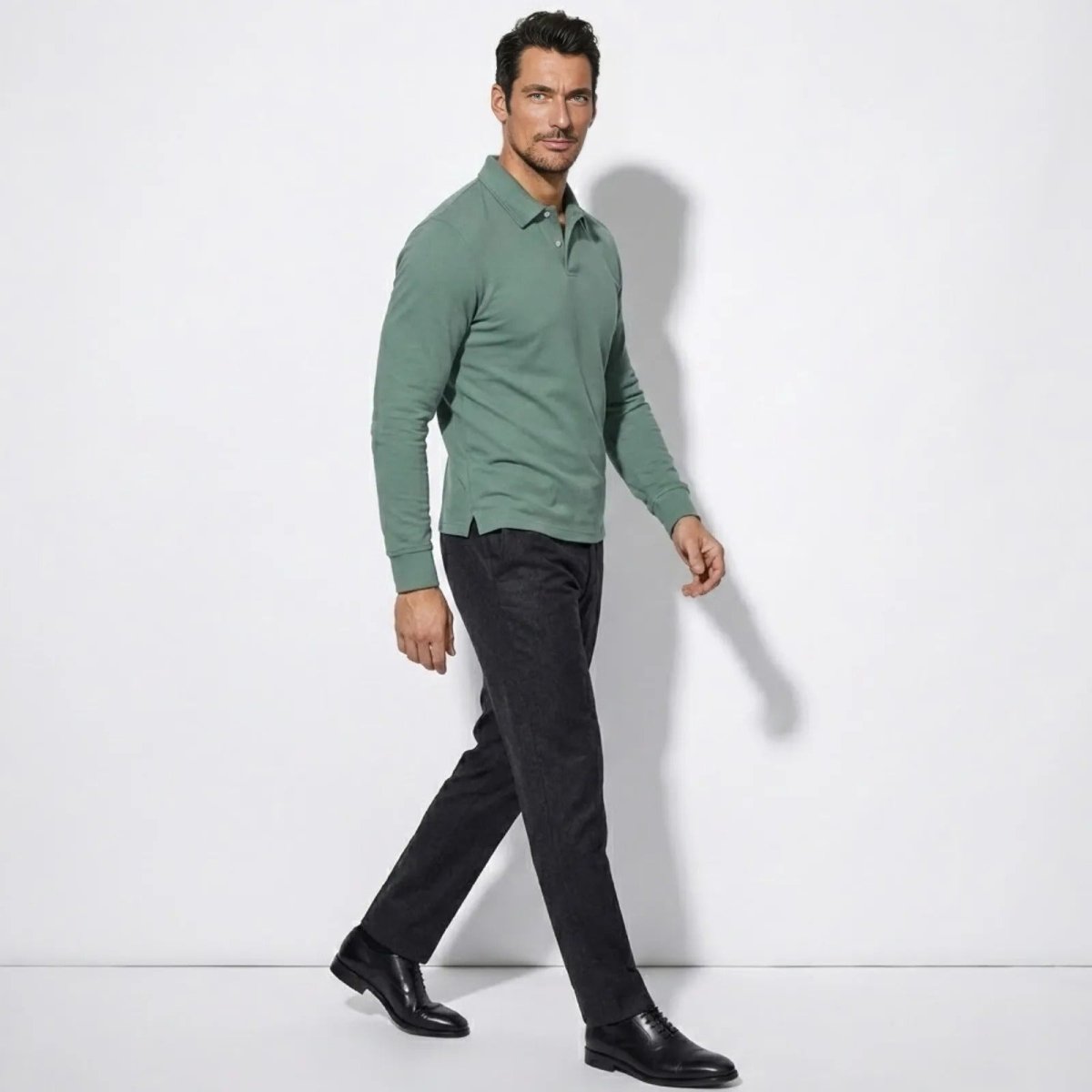 kouvr-mens-sage-green-long-sleeve-polo-side-profile..jpg