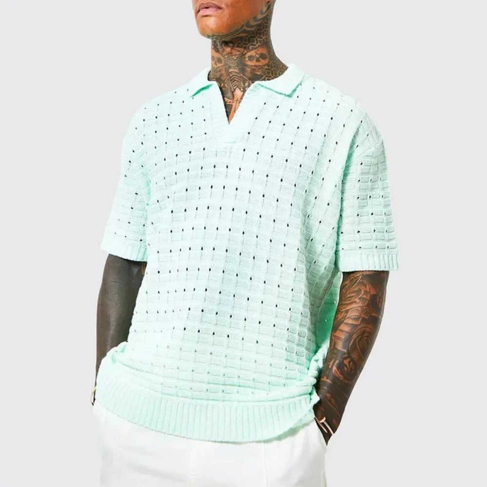 Luca Harrington | Knit Summer Polo Set For Men
