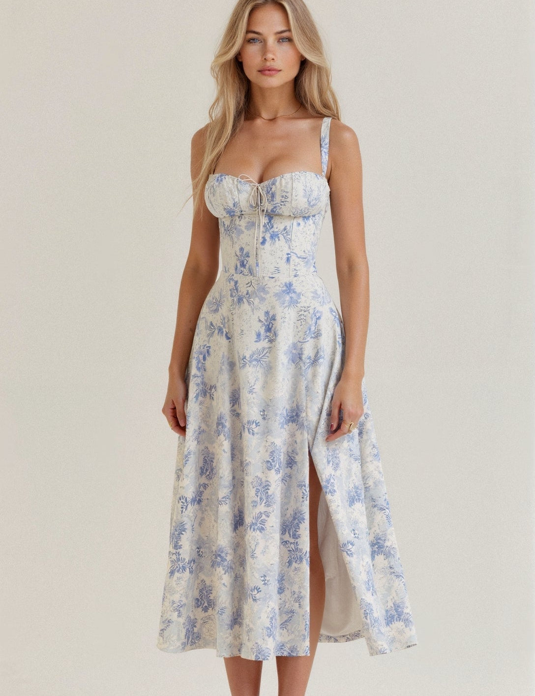 Ainsley Montford | Corset Midi Dress For Women