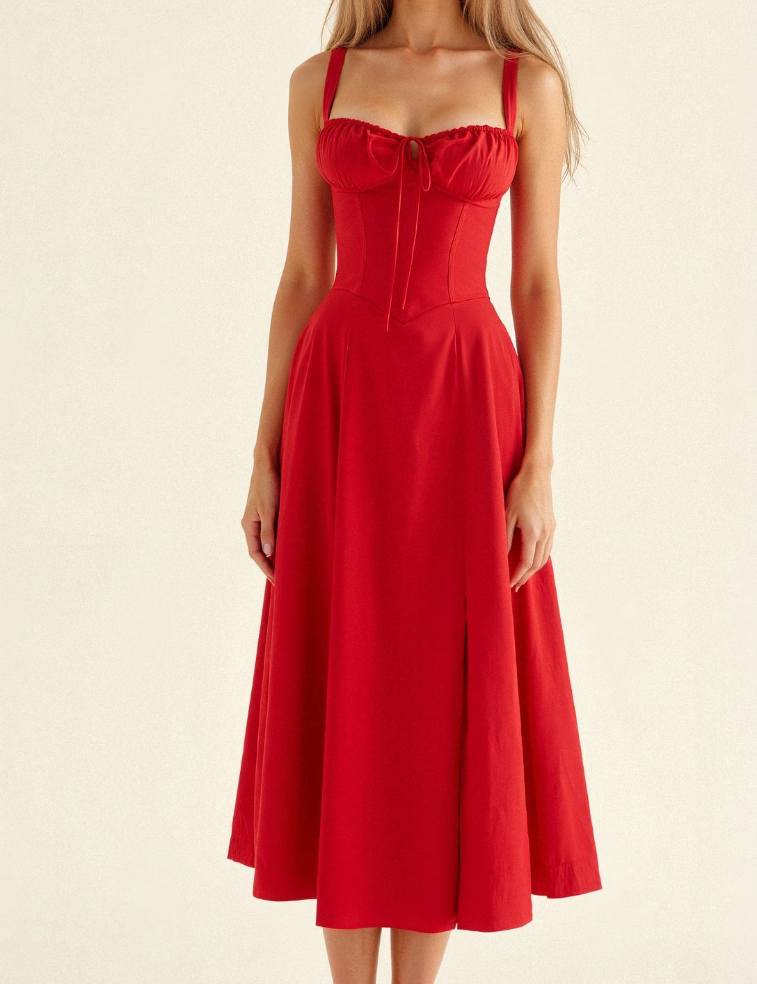 Ainsley Montford | Corset Midi Dress For Women