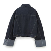 Jessica | Women’s Longsleeve Dark Wash Denim Jacket