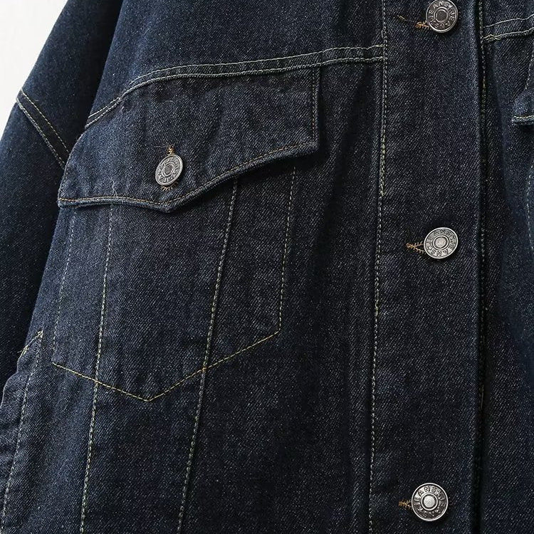 Jessica | Women’s Longsleeve Dark Wash Denim Jacket